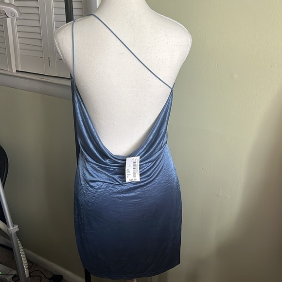 South Moon Under One Shoulder Back Cowl Detail Mini Dress - Picture 12 of 17